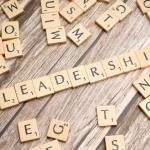 the word leadership spelled out in scrabble letters